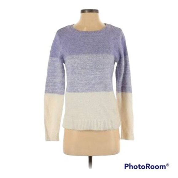 cupcakes & cashmere Purple and Cream Sweater - Picture 1 of 5